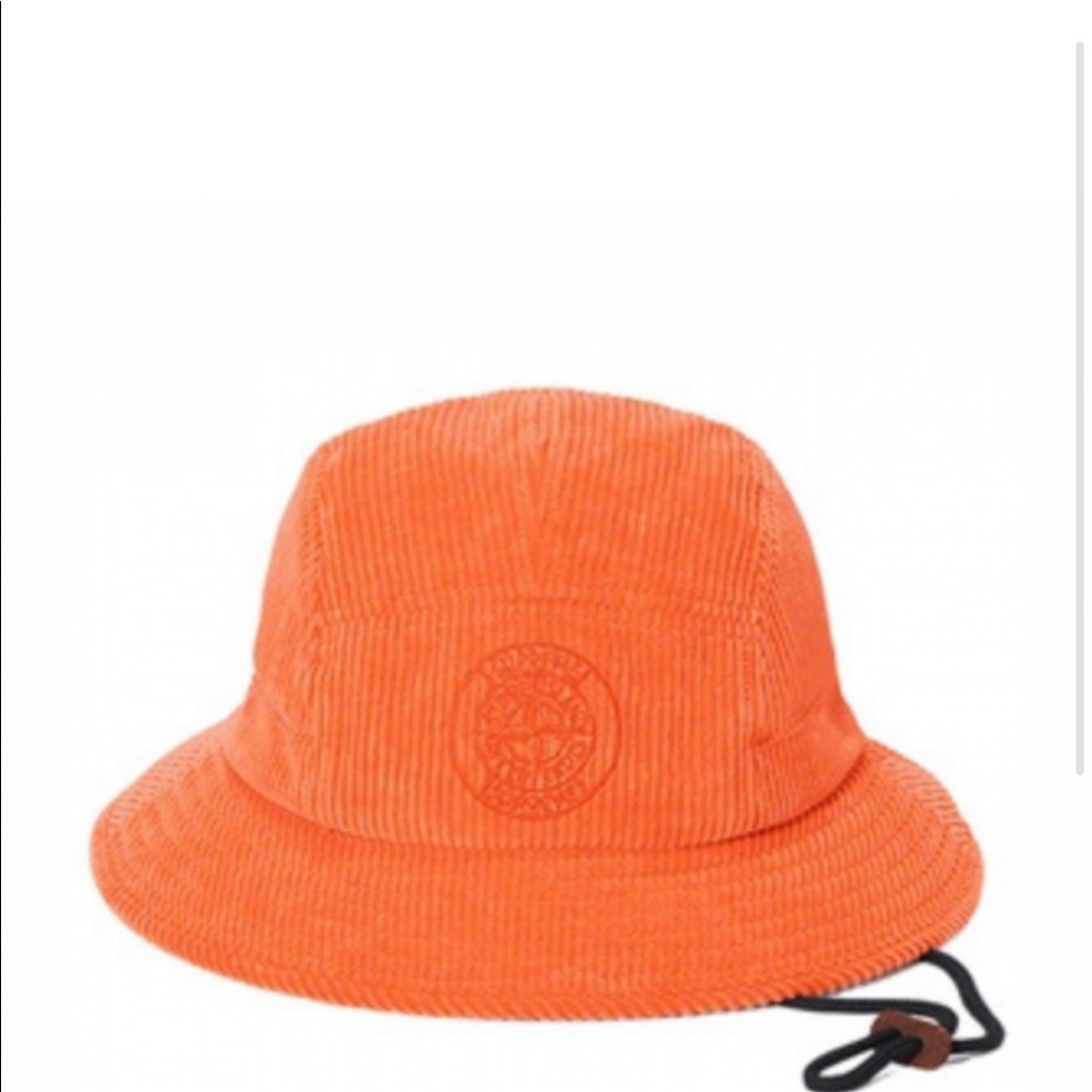Supreme Stone Island corduroy crusher bucket hat.